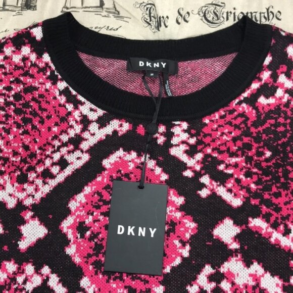 DKNY Women's Python-Print Sweater - Picture 2 of 6